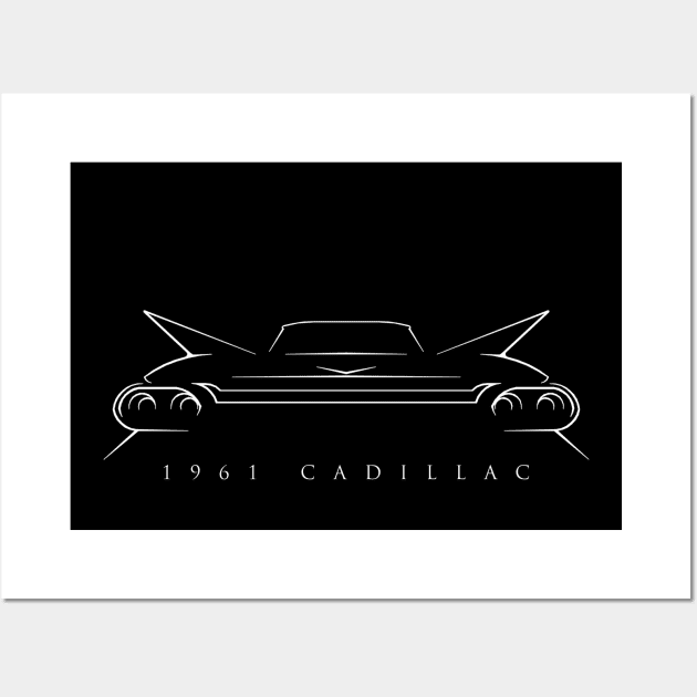 1961 Cadillac - Stencil Wall Art by mal_photography